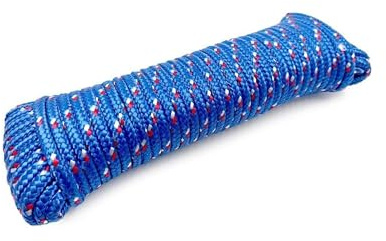 Ark Future Heavy Duty Polypropylene Rope 9mm x 15m – 900kg Breaking Strength, Floating Marine, UV & Weather Resistant Strong Multi Purpose for Camping, Boating, DIY & General Use – Blue