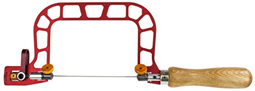 Knew Concept 3 Quick Release 45° Swivel Aluminium Fret Saw Jewellers Saw Frame Coping Saw for Jewellery Making and Metal Smiths