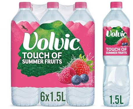 Volvic Touch of Fruit Summer Fruits Still Flavoured Water Multipack 6x1.5L