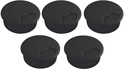 VASALAT Kabeldurchgang 60 mm schwarz / D60 mm, 5 Stück