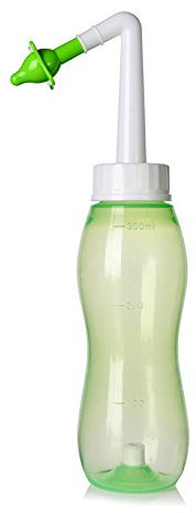 w-beam Neti Pot Irrigazione nasale Sinus Sciacquare Lavanda Nasale Risciacquo Nasale 300ml con due beccucci per bambini adulti Sollievo naturale per i sintomi di freddo e allergie
