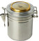MUXIANG CG0010 Zigarren-Humidor-Behälter aus Edelstahl für Tabak, Gewürze, luftdicht und diskret, Vorratsdose CG0010 (mittel)