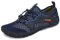 DANNTO Herren Aquaschuhe Wasserschuhe Badeschuhe Kinder Yoga Badeschuhe Strandschuhe Schnell Trocknend Surfschuhe Schwimmschuhe mit rutschfeste Sohlen Neoprenschuhe Barfuß Schuhe (Blau,46)