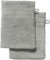 REDBEST Waschhandschuh 2er-Pack Chicago grau Größe 15x21 cm - saugstark, strapazierfähig, ideal für Reisen, Sport (weitere Farben)
