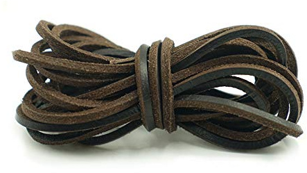 DECKER Leather Boot Lace 141 Inches long Shoelaces Cut to Fit all Size Leather shoelace Cord String for Welders