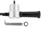 Aramox Metal Nibbler, 160A Hand Sheet Metal Nibbler Dual Head Metal Sheet Metal Nibbler Hand Tool Power Drill Attachment