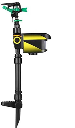 TOSSPER Motion Activated Sprinkler Scarecrow Animal Repellent Activated Jet Garden Water Deterrent Sprinkler