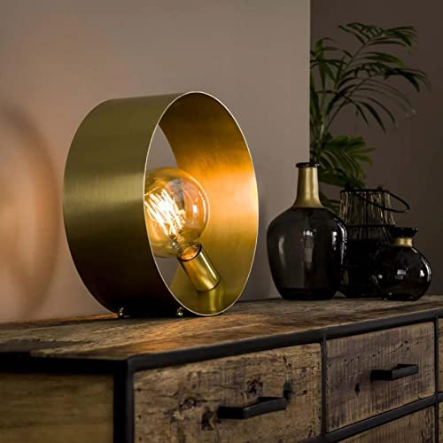 famlights | Tischleuchte Neyla in Gold E27
