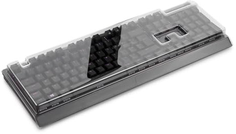 Decksaver Cover für die Razer BlackWidow V3 Tastaturserie - geräucherte/klare Schutzabdeckung, hergestellt in Großbritannien - Erstklassige Schutzabdeckung für Profi-Gamer
