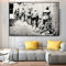 Schwarz Weiß Fahrrad Radfahrer Poster Fahrrad Vintage Foto Geschenk Badezimmer Dekor Männer Pinkeln Pissen Rennrad Wandkunst 70x100cm Rahmenlos