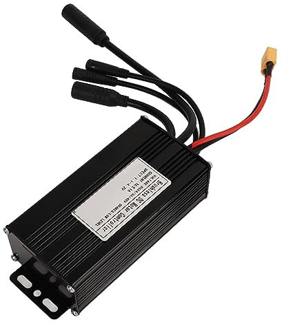 BuyWeek Controller Motore Brushless Bici Elettrica, Controller Bici Elettrica 24V 36V 48V 500W 750W 26A 3 modalità Sinusoidale Brushless Controllore Motore con Connettore Impermeabile