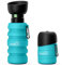 Pecute Hundewasserflasche, Faltbare Trinkflasche Hunde für Unterwegs, Sicher, Ungiftig, Haustierwasserflasche, Geeignet für Hundereisen im Freien, Training und Andere Outdoor-Aktivitäten,Hell Blau