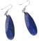 Natürliche Lapislazuli-Tropfenohrringe – Modische Geometrische Form,Natürliche Lapislazuli-Ohrhänger,Atemberaubende Blaue Böhmische,Einfache,Vielseitige Ohrringe Für Frauen Und Mädchen,Party,Blau