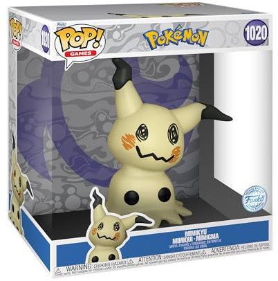 Funko Pop! Jumbo: Pokemon - Mimikyu - Mimigma - Vinyl-Sammelfigur - Geschenkidee - Offizielle Handelswaren - Spielzeug Für Kinder und Erwachsene - Video Games Fans - Modellfigur Für Sammler