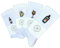 Fashion Drinks BEST SOCKS SET 4 Paar bestickte Bio Baumwoll Socken - Spritz Masskrug Cola Mix Jägermeister (42-46)
