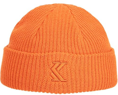 Karl Kani Signature Fisherman Beanie Wintermütze (DE/NL/SE/PL, Alphanumerisch, Einheitsgröße, red)