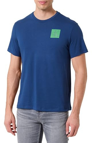 Calvin Klein Herren T-Shirt Kurzarm Gradient Monogram Logo aus Baumwolle