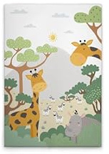 A.S. Création Leinwandbild Dschungel Kinderzimmer - Wandbild in Grün, Braun - 40 x 60 cm - DD131747