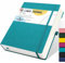 STATIONERY ISLAND B5 liniertes Notizbuch, 320 Seiten dickes liniertes Tagebuch, Hardcover mit 100 g/m² zum Schreiben, Arbeiten, Lernen, Tage buch, Blaugrün