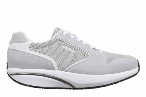 MBT-1997 Classic II Casual Trainers for Men. Modern Style. Anatomical and Comfortable Trainers. Physiological Footwear. Comfort and Stability with Curved Sole. Lace-up Sneakers. Colour: Grey