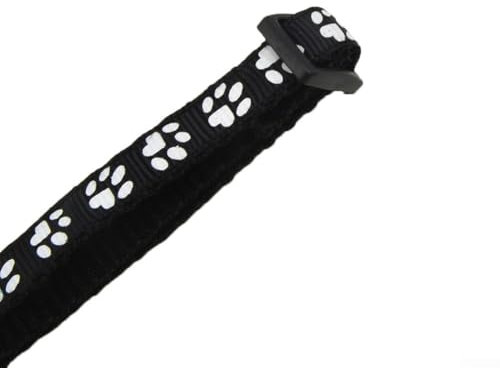 Set mit 12 verstellbaren Haustierhalsbändern mit Glöckchen für Hunde und Katzen, Nylon-Material, perfekt für kleine Tiere