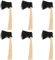 ifundom 6pcs Small Hatchet Mini Hatchet Miniature Wooden Handle Metal Hatchet Prop Accessory for Dollhouse Fairy Garden Mini Chopper