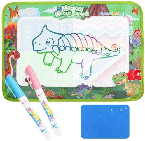 SULOLI Tapis de Dessin à l'Eau 44 * 32cm Jouets de Dessin pour Enfants Jeux de Coloriage
