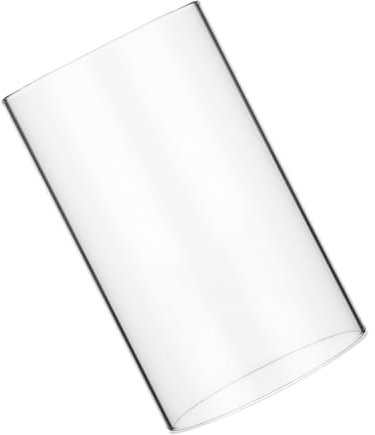 Holibanna Kerzenhülse Aus Glas Transparenter Zylinder Für Kerzen Tischdekorationsstücke Glaswindlichter Für Hochzeits Und Heimdekoration