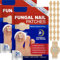 2 Pack Fungal Nail Repair Patches 42PCS – Extra Strong 8-Hour Overnight Treatment for Damaged Toenails & Fingernails, Restores Nail Strength & Appearance, Breathable & Gentle, Easy At-Home Care