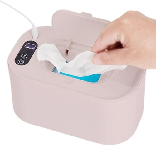 Wipe Warmer - Wet Wipes Heater, Fast Heating, Constant Temperature, | Even Heat Distribution, Moisture-Lock Lid, Anti-Dry Design, Gentle Warm Wipes, Compact & Lightweight, for Nursery & Travel