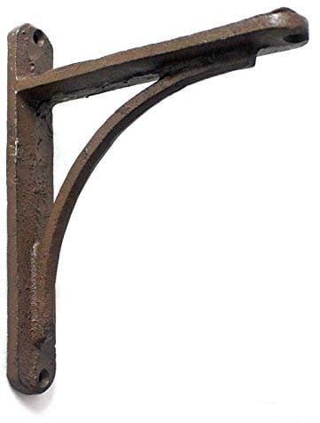 Sommerfield Regalbodenträger Regalträger Regalhalter Winkel Gusseisen Antik- Braun