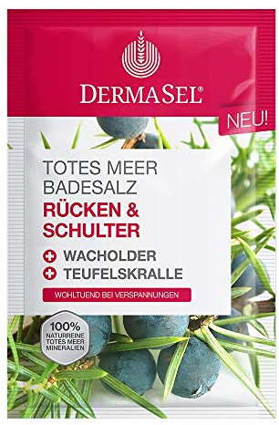 DERMASEL Totes Meer Badesalz Rücken & Schulter 80 g