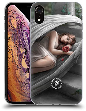 Head Case Designs Oficial Anne Stokes Dulce Tristeza Ángeles Carcasa de Gel de Silicona Compatible con Apple iPhone XR