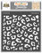 CrafTreat Reusable Cheetah Print Stencil for Crafts - Cheetah Skin Pattern Stencil 6X6 Inch - Leopard Print Animal Skin Stencils for Furniture Painting on Cakes,Home Decor,Arts and Crafts