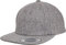 Flexfit Uni 6502MC-Melton Cap Kappe, Grey, one Size