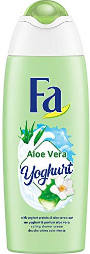 Fa Lot de 6 flacons de gel douche pour femme au yogourt et à l'aloe vera 250 ml
