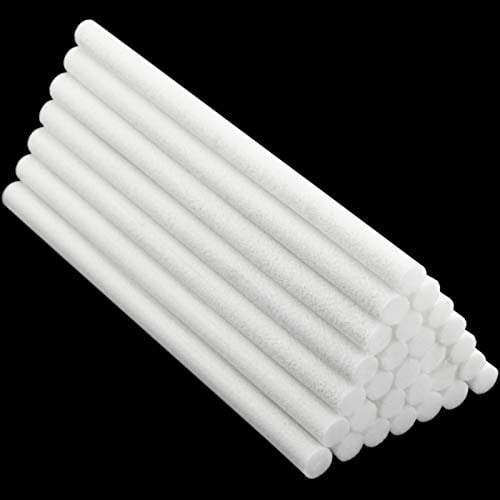 Luftbefeuchter-Sticks, Baumwollfilter, Nachfüllstäbchen, Docht, Ersatz für tragbare persönliche USB-betriebene Luftbefeuchter im Büro und Schlafzimmer, 40 Stück