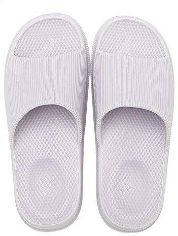 Infradito Uomo Estivo Comodi Sandali,Ciabatte da Bagno, Deodorante per Interni, Vasca Antiscivolo, Fondo Morbido Eva-Viola_38-39
