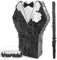 WeddingTree Pinata Bräutigam Hochzeits Anzug zum Befüllen – Pinata Hochzeit - Party Spiel Spaß zur Hochzeit Verlobung – Piniata mit Stock und Maske – 50cm hoch