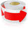 Meitaat 200 Stück Pfeil Aufkleber 5 x 10 cm Pfeile Bodenmarkierung Rolle Selbstklebend Boden Sticker Wetterfest Rot