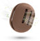 Fauxomor Makeup Sponge Holder,Double-sided 3-line Vented Silicone Beauty Blender Case for Travel,Shatterproof Beauty Blender Holder for All Sponges Sanitary Reuse Easy to Carry,Coffee