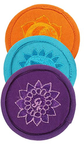 3st Unteres Pad Klangschalenmatten Klangschalenauflagen Tibetische Schalenunterlage Meditation Tibetische Klangschalenmatte Kissen Ringe Klangschalenring Runden Komponente Stoff