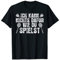 Wie du spielst Badmintonspieler Federball Badminton T-Shirt