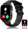 HXQHSTBG Reloj Inteligente Mujer, 1.85 Smartwatch Hombre con Llamadas, Reloj Deportivo Digital con Monitor de Sueño,120+ Deportes Smart Watch con podómetro para Android iOS, IP67 (Negro)