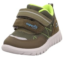 Superfit Jungen Sport7 Mini Gore-tex Sneaker, Grün Gelb 7000, 27 EU Weit