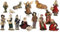 FADEDA 15x Krippenfiguren alpenländisch, Ankleidefiguren/Höhe:12 cm/handbemalt/detailgetreue Krippen Figuren - Weihnachten Tisch Dekoration Krippe Zubehör