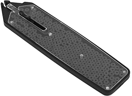 CCYLEZ Glissière de corde de tennis, avec applicateur de protection de cordes de tennis, serrures de rechange pour raquette de badminton (noir)