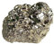 1 Stück natürlicher Pyrit-Kristall-Cluster, unregelmäßiger Stein, Gesteinsprobe, Rohe Kristalle, Dekorationsstein (30_40 g)