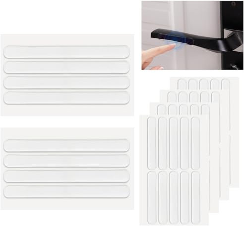 ZOCONE 48 Parachoques de Adhesivos Silicona, Adhesivo Protector Transparente Muebles Parachoques de Muebles Pies de Silicona Transparentes Parachoques para Paredes Gabinetes Cajones, 2 tamaños (B)