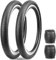 Neumáticos de Bicicleta MEGHNA 20/24/26 Pulgadas - Par de neumáticos BMX 20/24/26 x 1,75 Pulgadas, Abrigo de para Bicicleta BMX para niños, Bicicleta MTB (20x1.75-2)